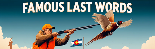 Famous Last Words: "Bird!!!"