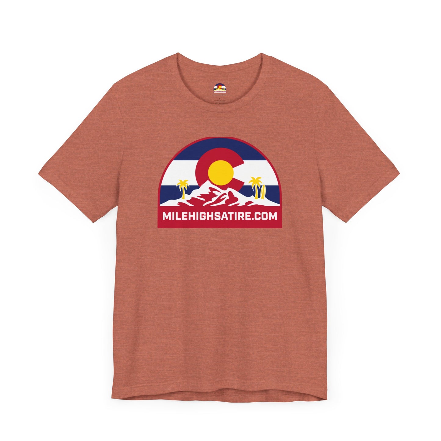 Mile High Satire T-Shirt - Red Logo