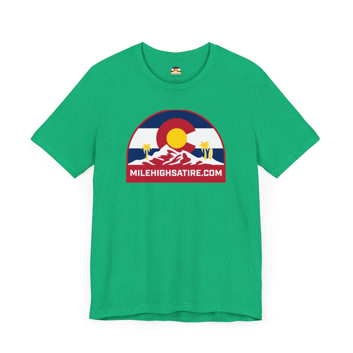 Mile High Satire T-Shirt - Red Logo