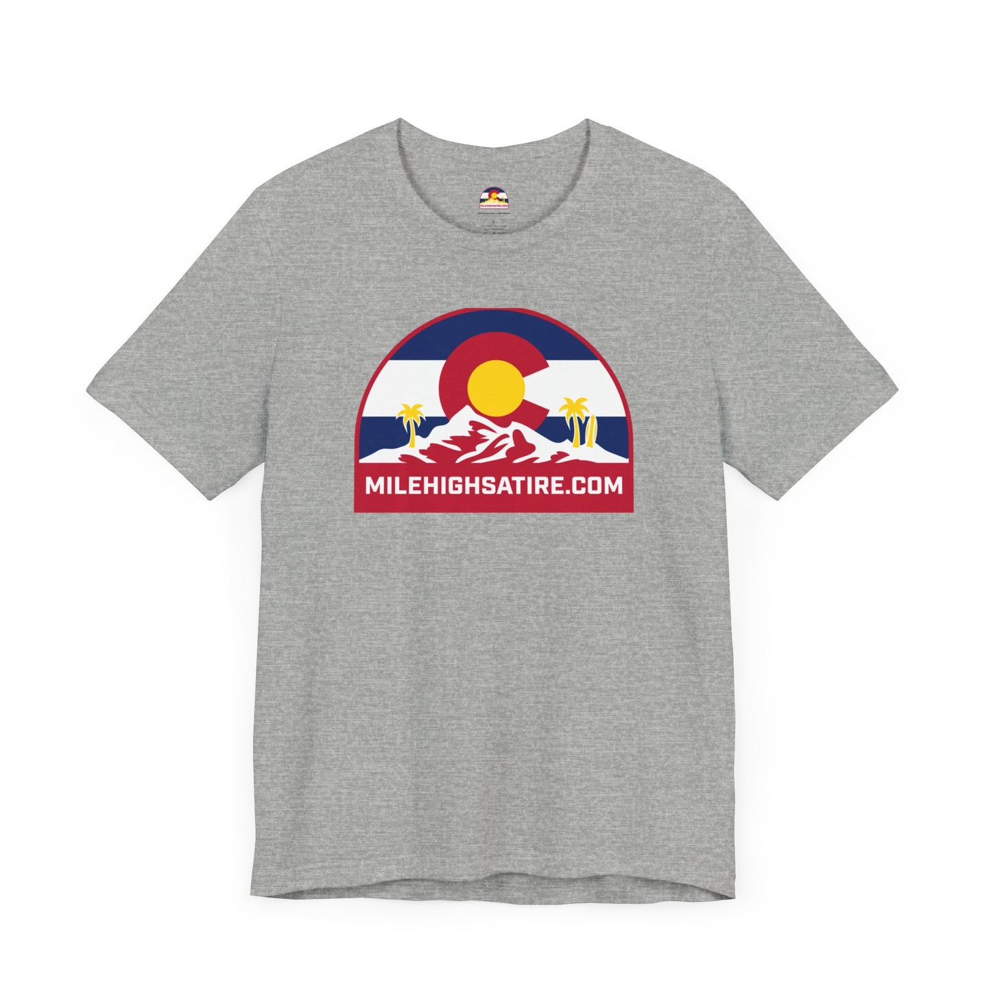 Mile High Satire T-Shirt - Red Logo