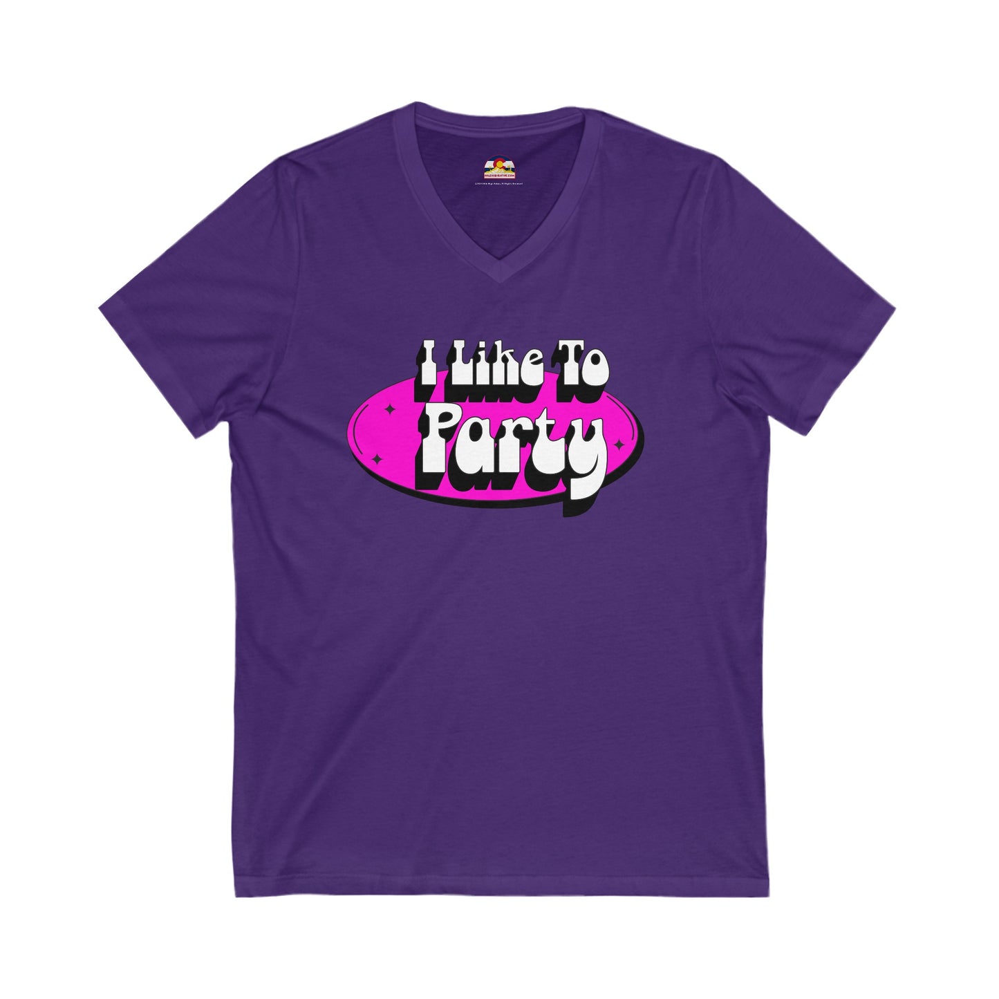 I Like To Party T-Shirt V-Neck