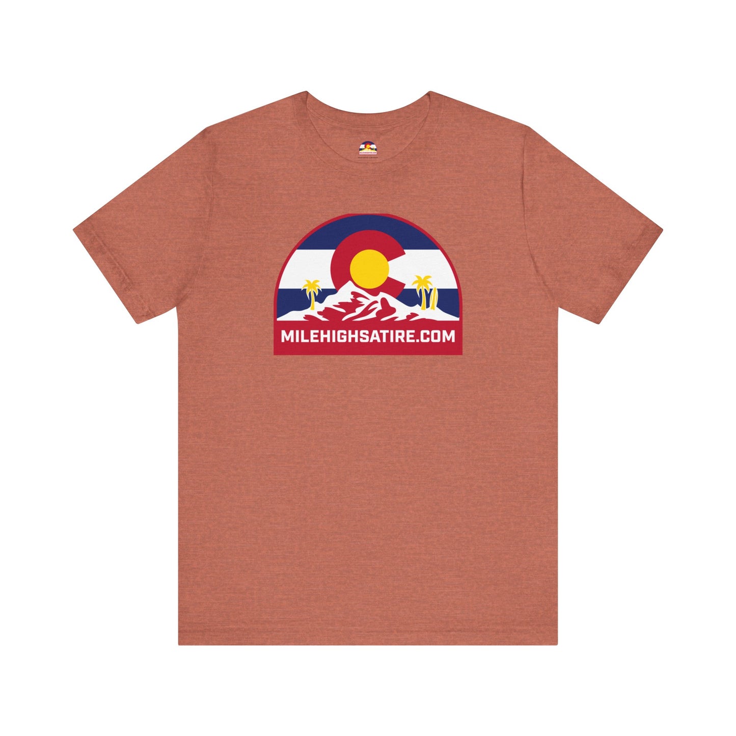 Mile High Satire T-Shirt - Red Logo