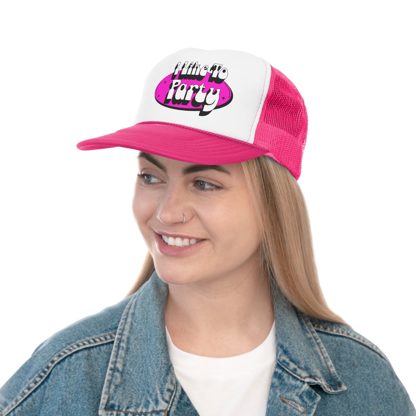 I Like To Party Trucker Cap