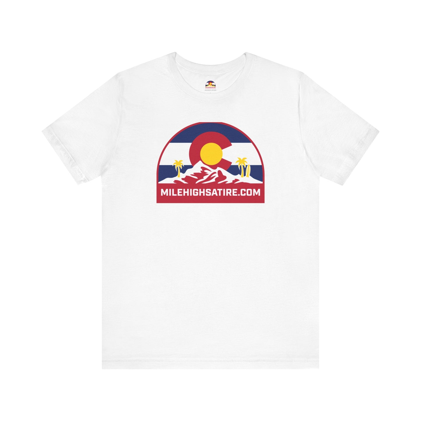 Mile High Satire T-Shirt - Red Logo