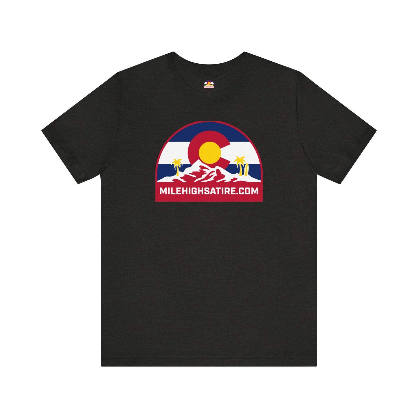 Mile High Satire T-Shirt - Red Logo