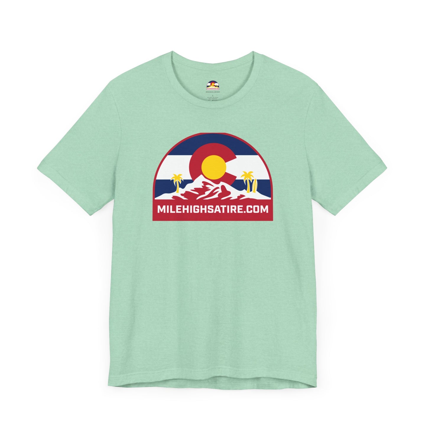 Mile High Satire T-Shirt - Red Logo