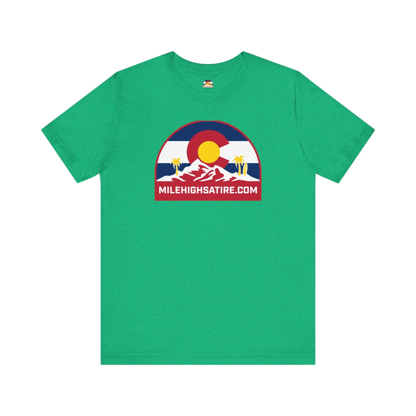 Mile High Satire T-Shirt - Red Logo