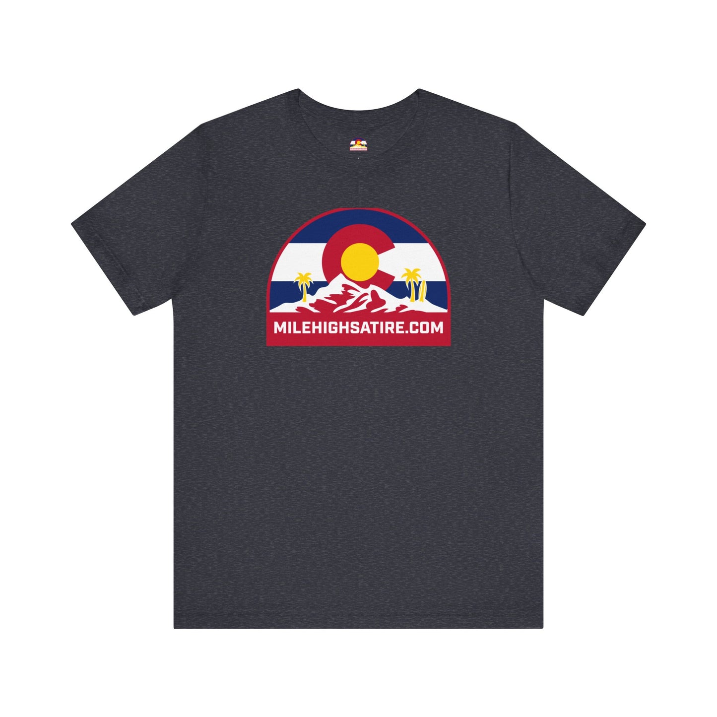 Mile High Satire T-Shirt - Red Logo