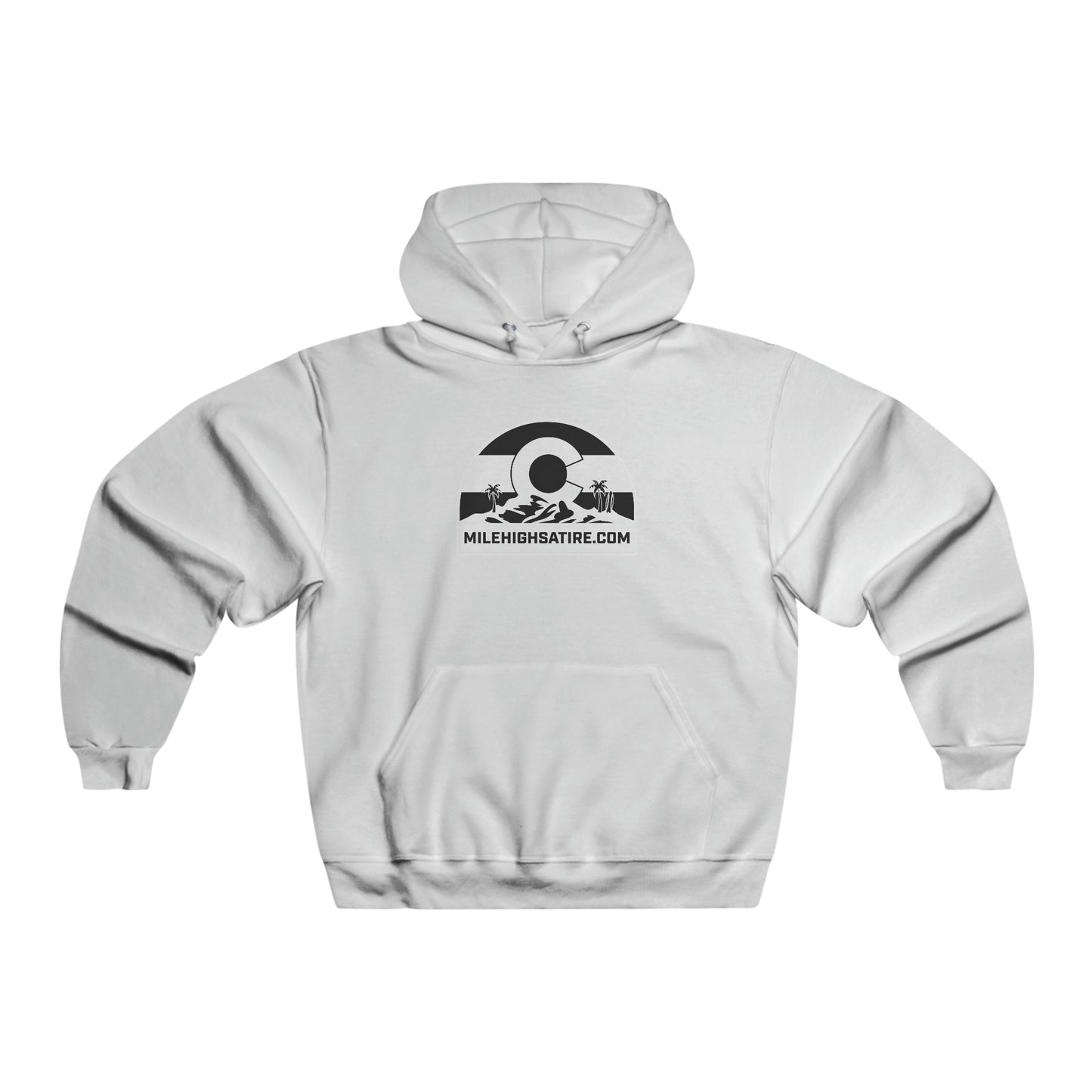 Mile High Satire Hoodie - B&W Logo