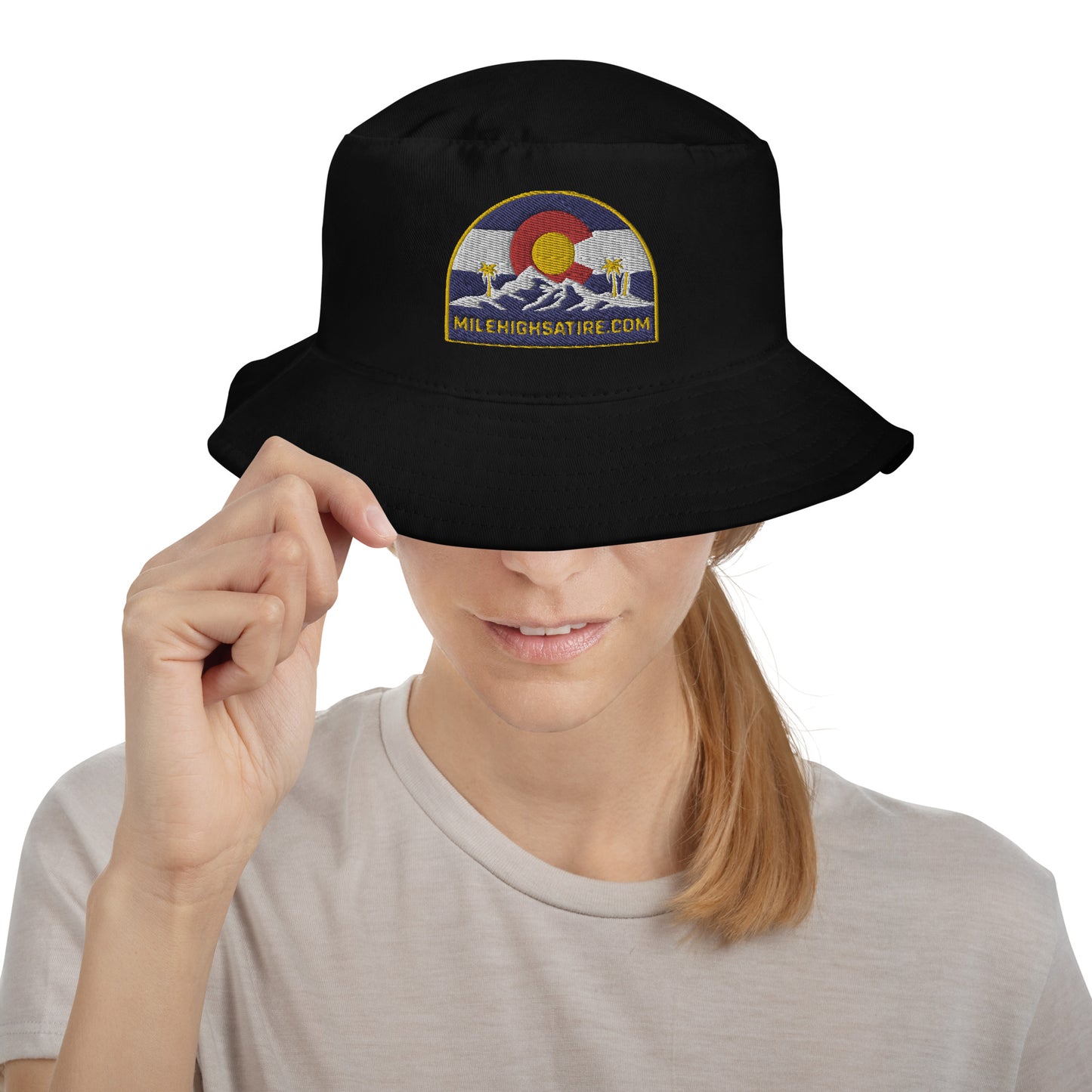MHS Blue Logo Bucket Hat