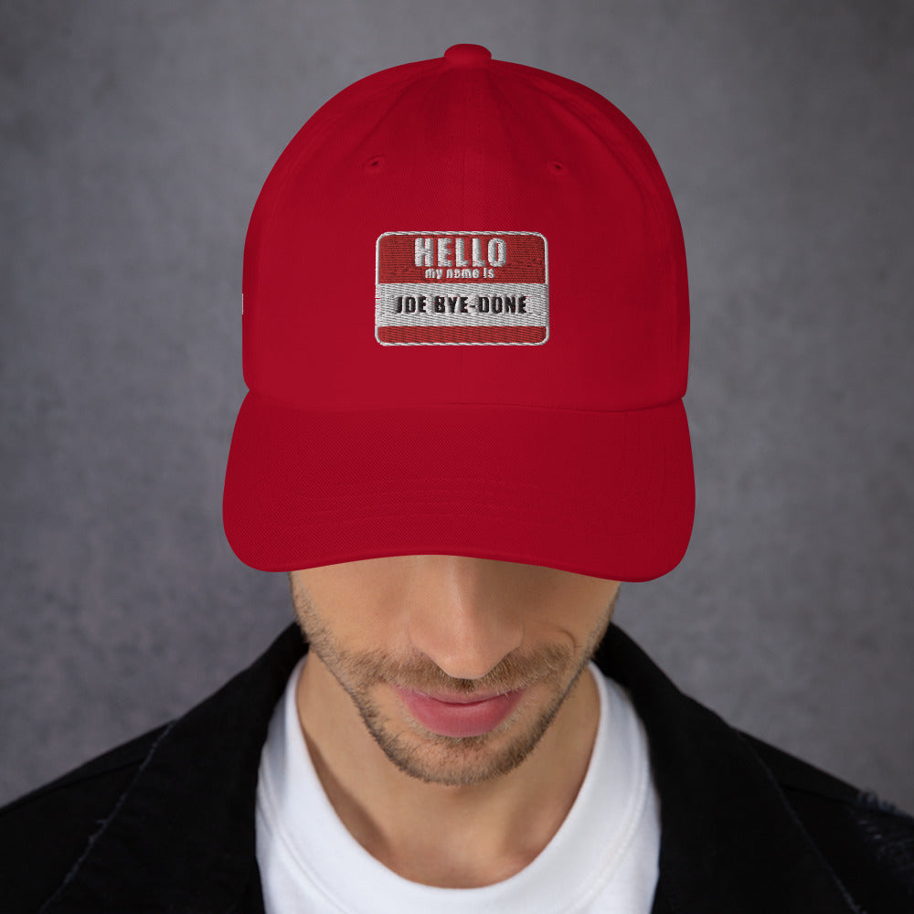 Joe Bye-Done Golf Hat