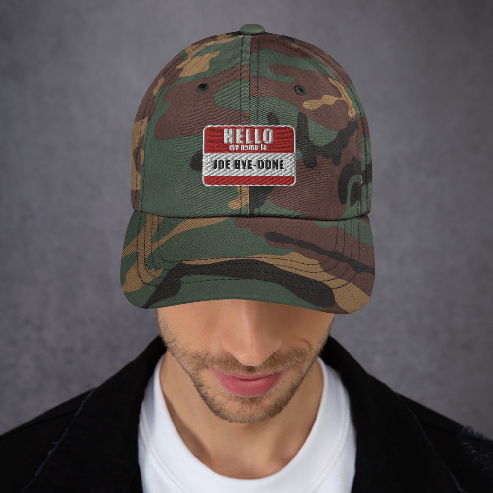 Joe Bye-Done Golf Hat