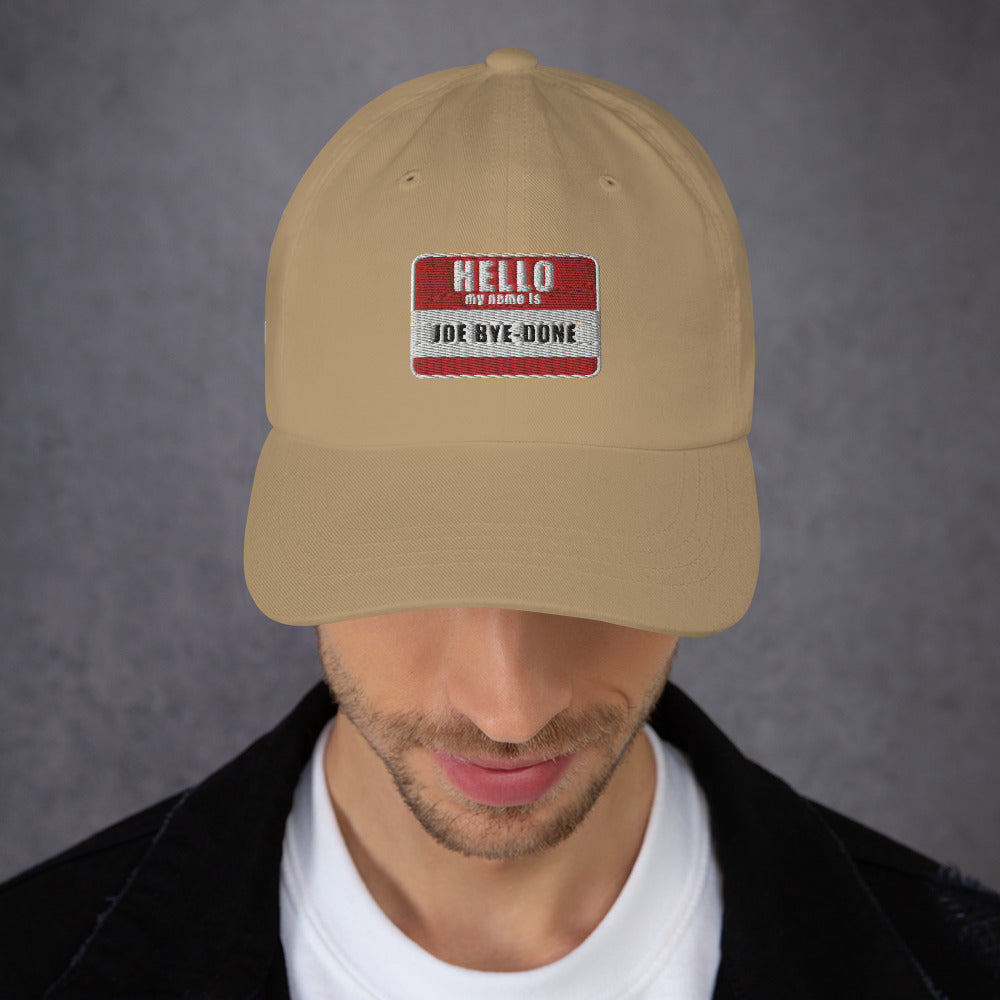 Joe Bye-Done Golf Hat