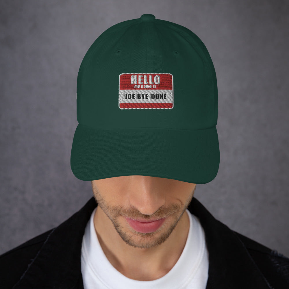 Joe Bye-Done Golf Hat