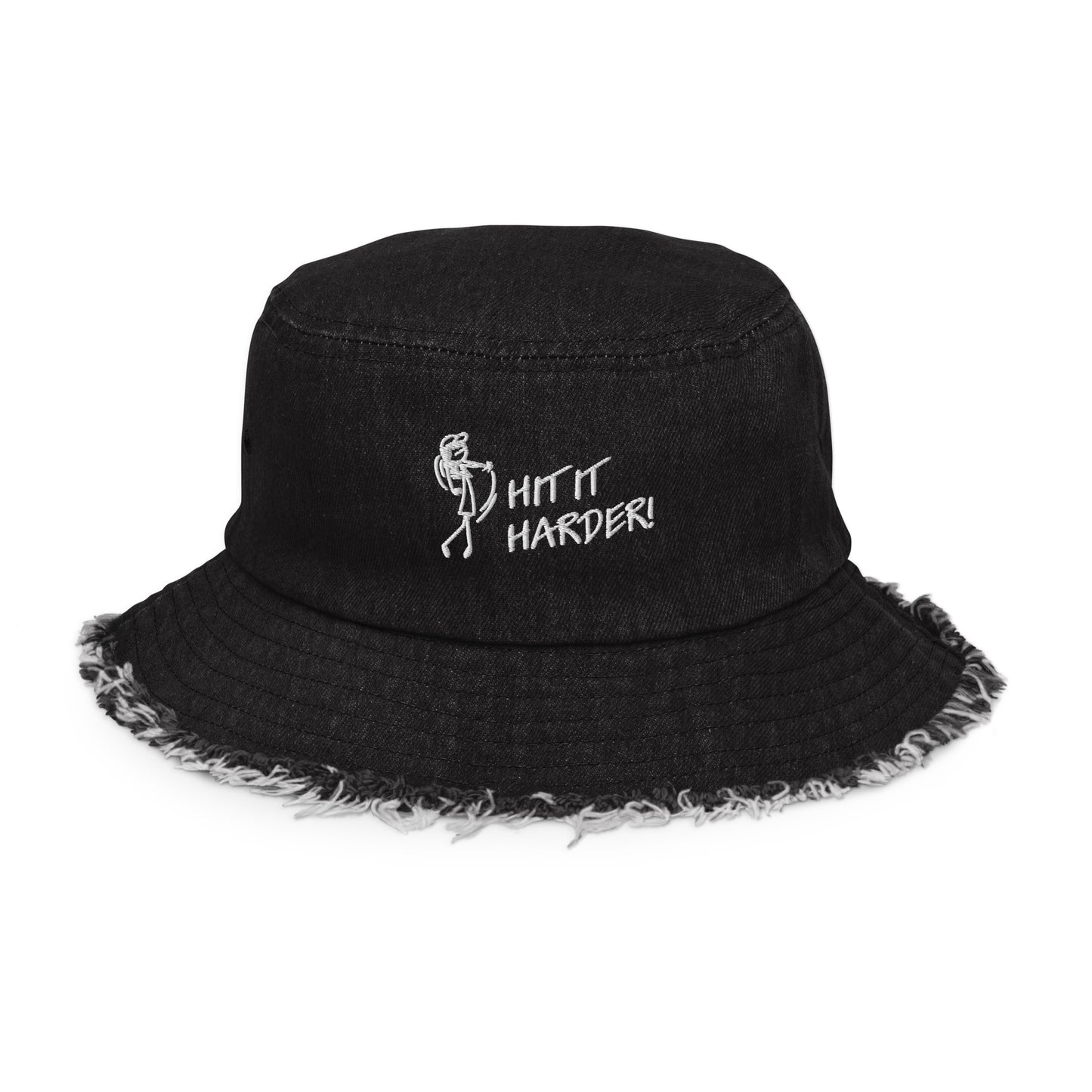 Hit It Harder! Embroidered Women's Bucket Hat
