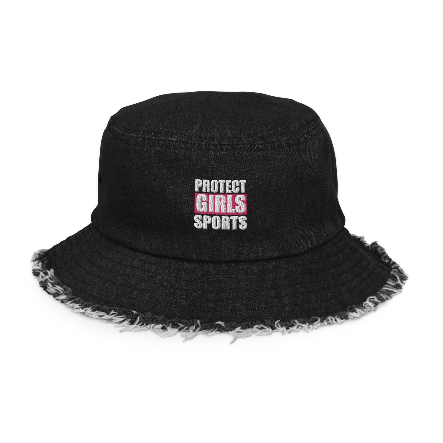Protect Girls Sports Embroidered Bucket Hat