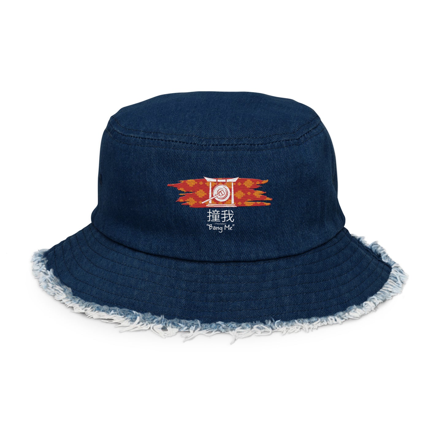 Bang Me Embroidered Bucket Hat