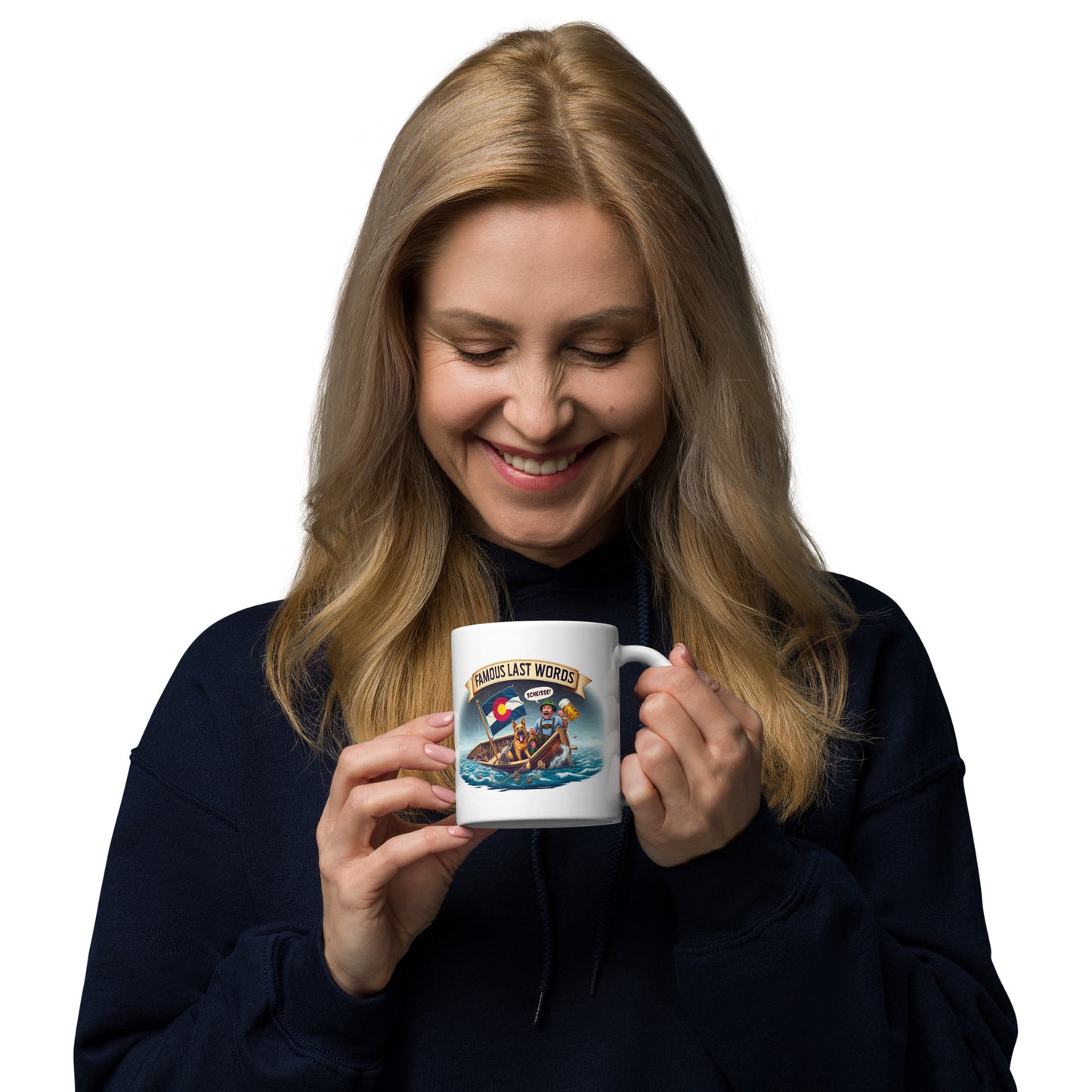 Famous Last Words Scheisse Mug