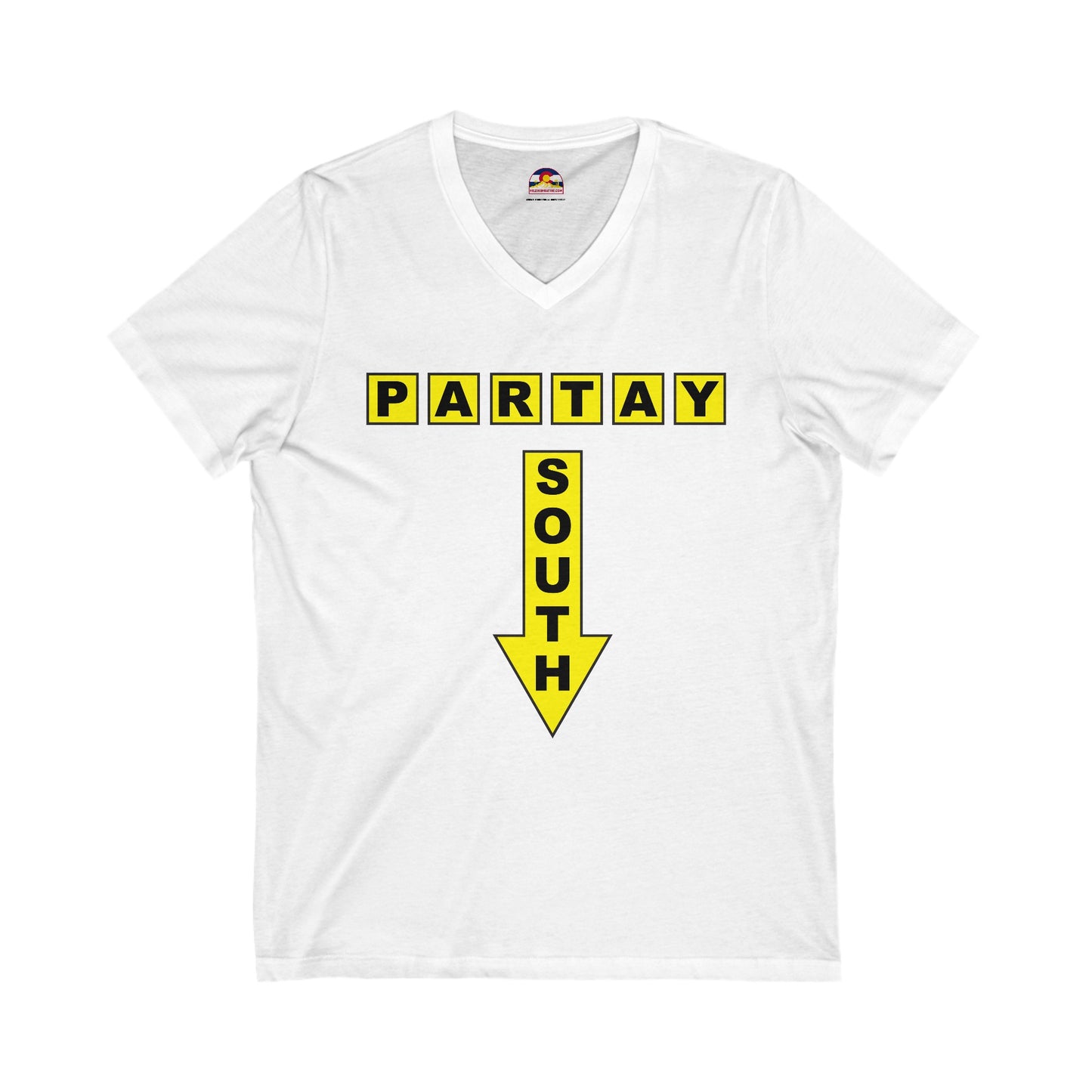 Partay Down South T-Shirt  V-Neck