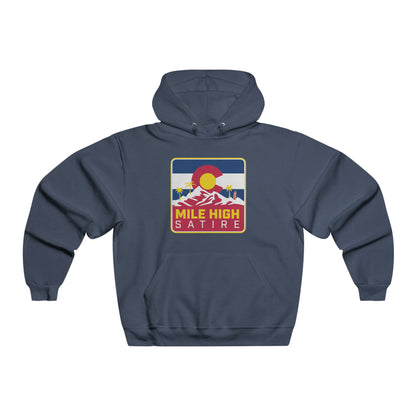 Mile High Satire - Red Square Logo Hoodie