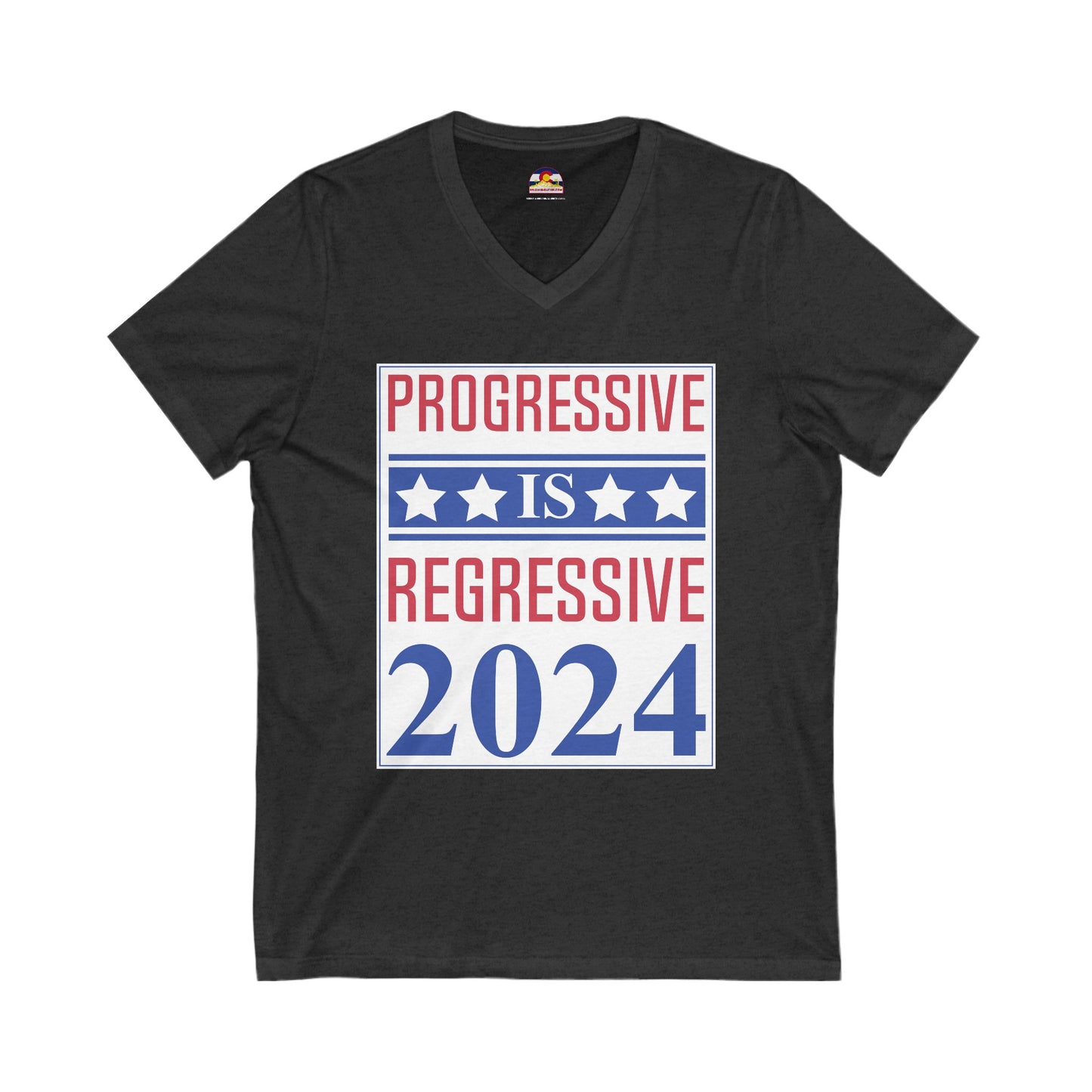 Progressive = Regressive T-Shirt  V-Neck