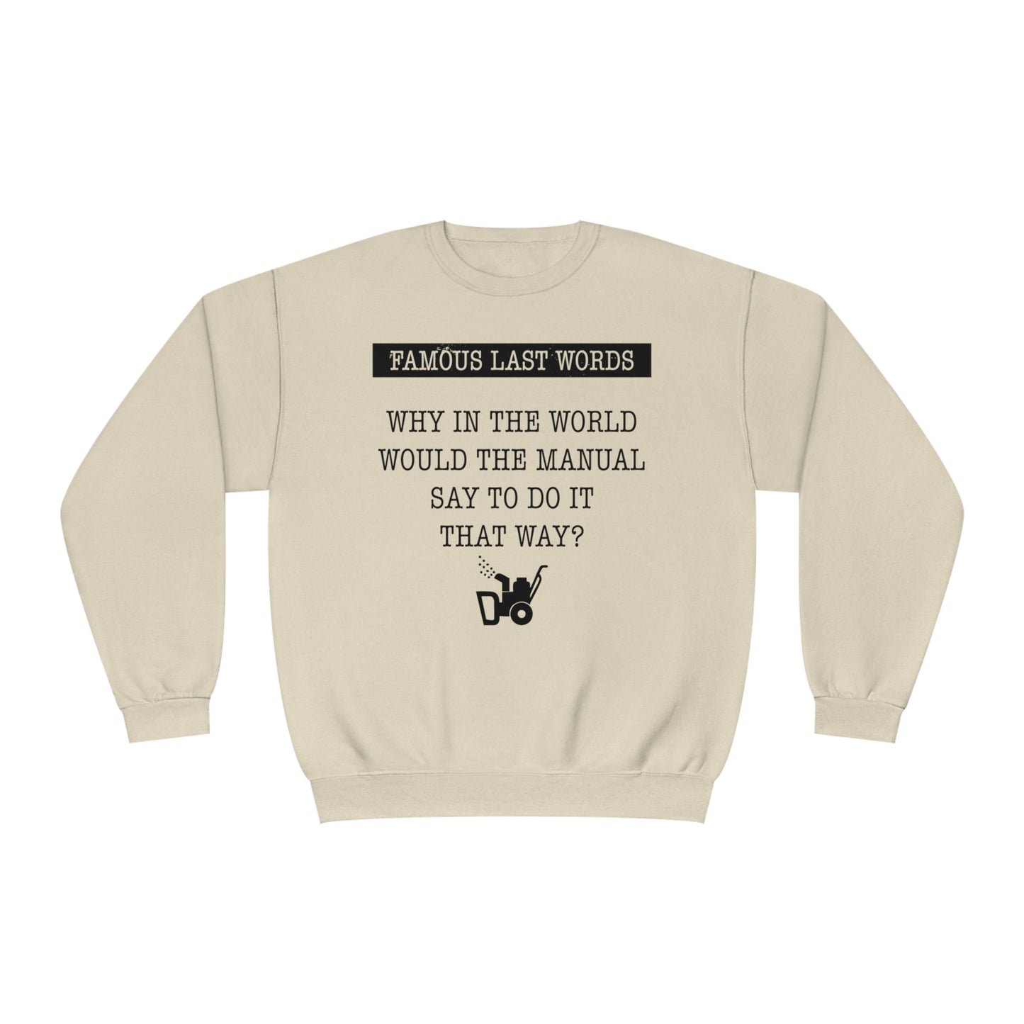 FLW "Manual" Sweatshirt