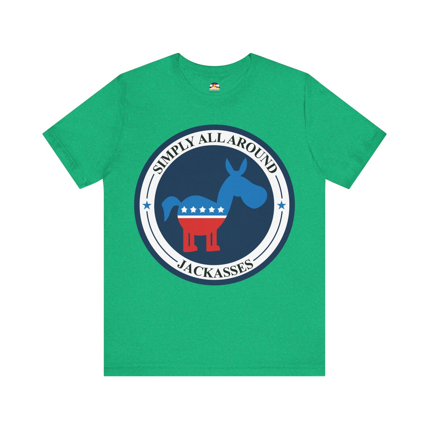 Democratic Donkey: Simply Jackasses T-Shirt