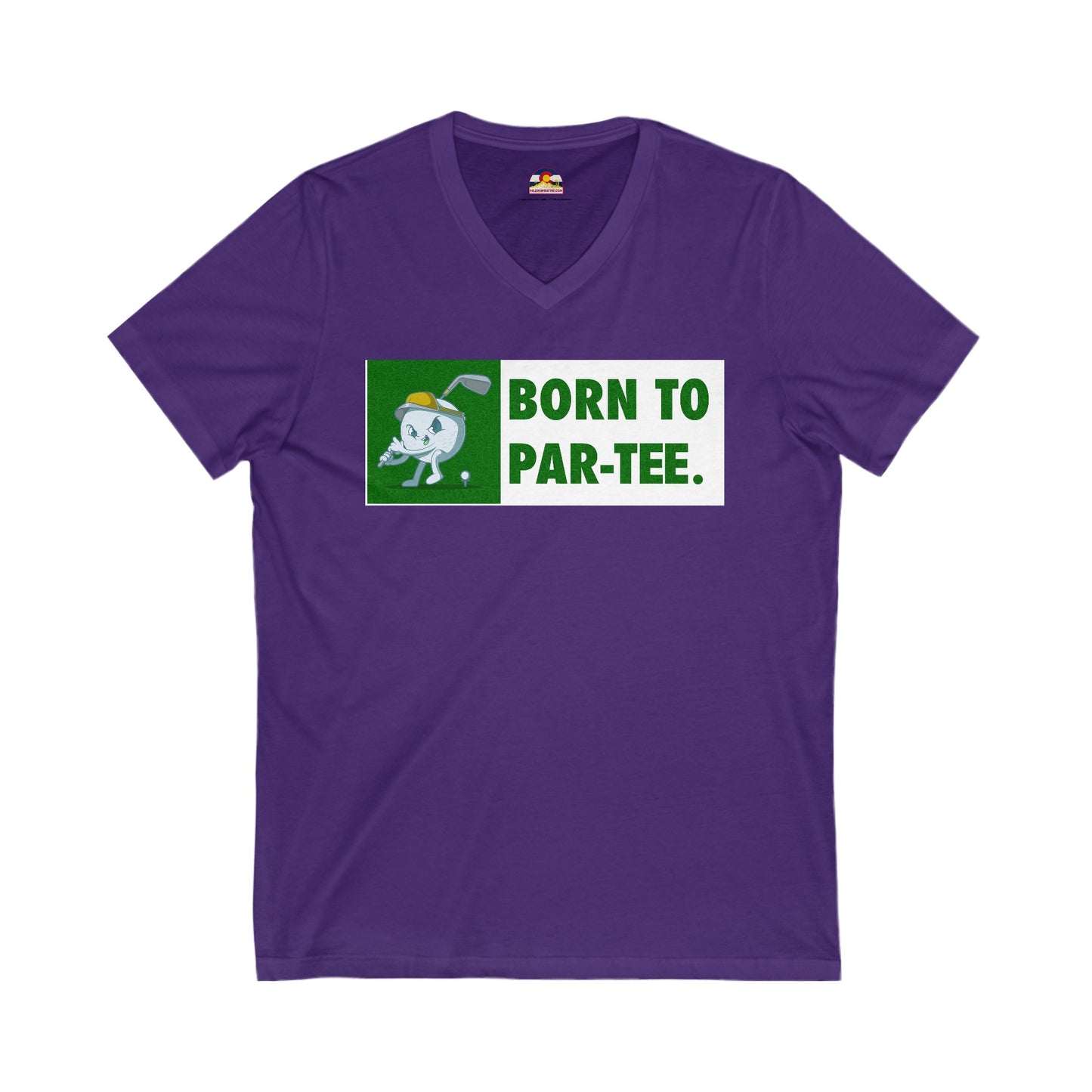 Born to "Par"-Tee Golf T-Shirt  V-Neck