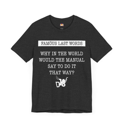 FLW "Manual" T-Shirt