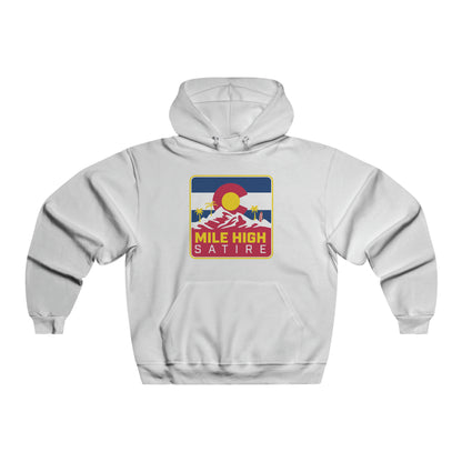 Mile High Satire - Red Square Logo Hoodie