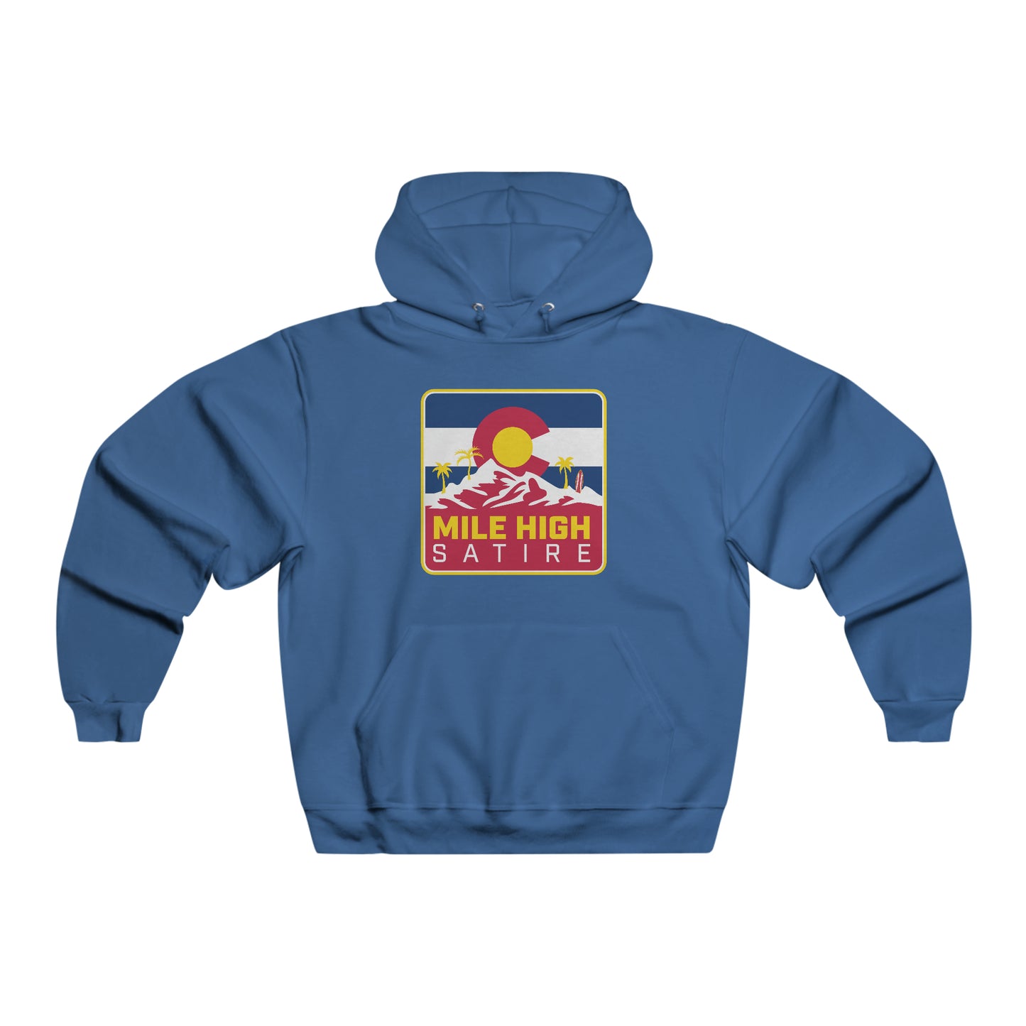 Mile High Satire - Red Square Logo Hoodie