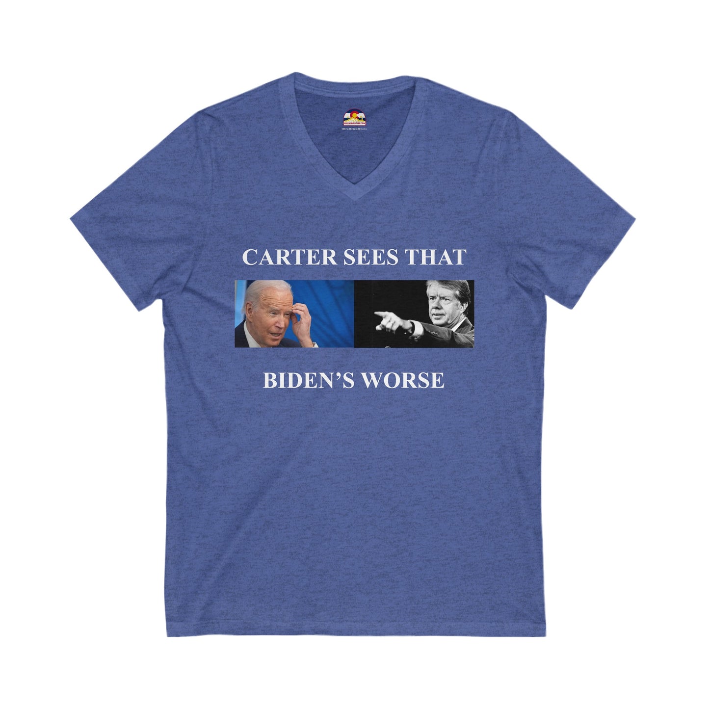 Carter Sees That Biden Is Worse V-Neck