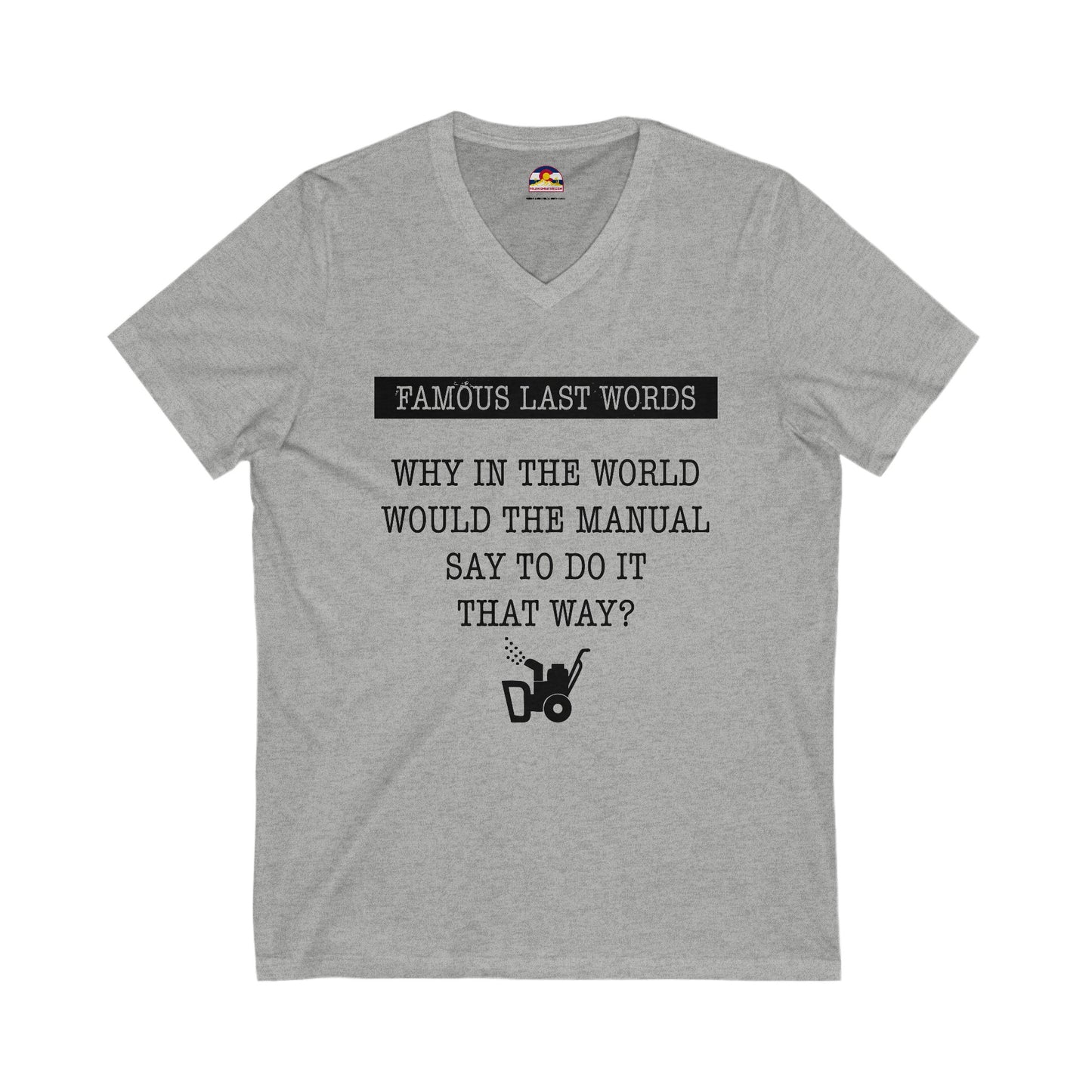FLW "Manual" T-Shirt  V-Neck