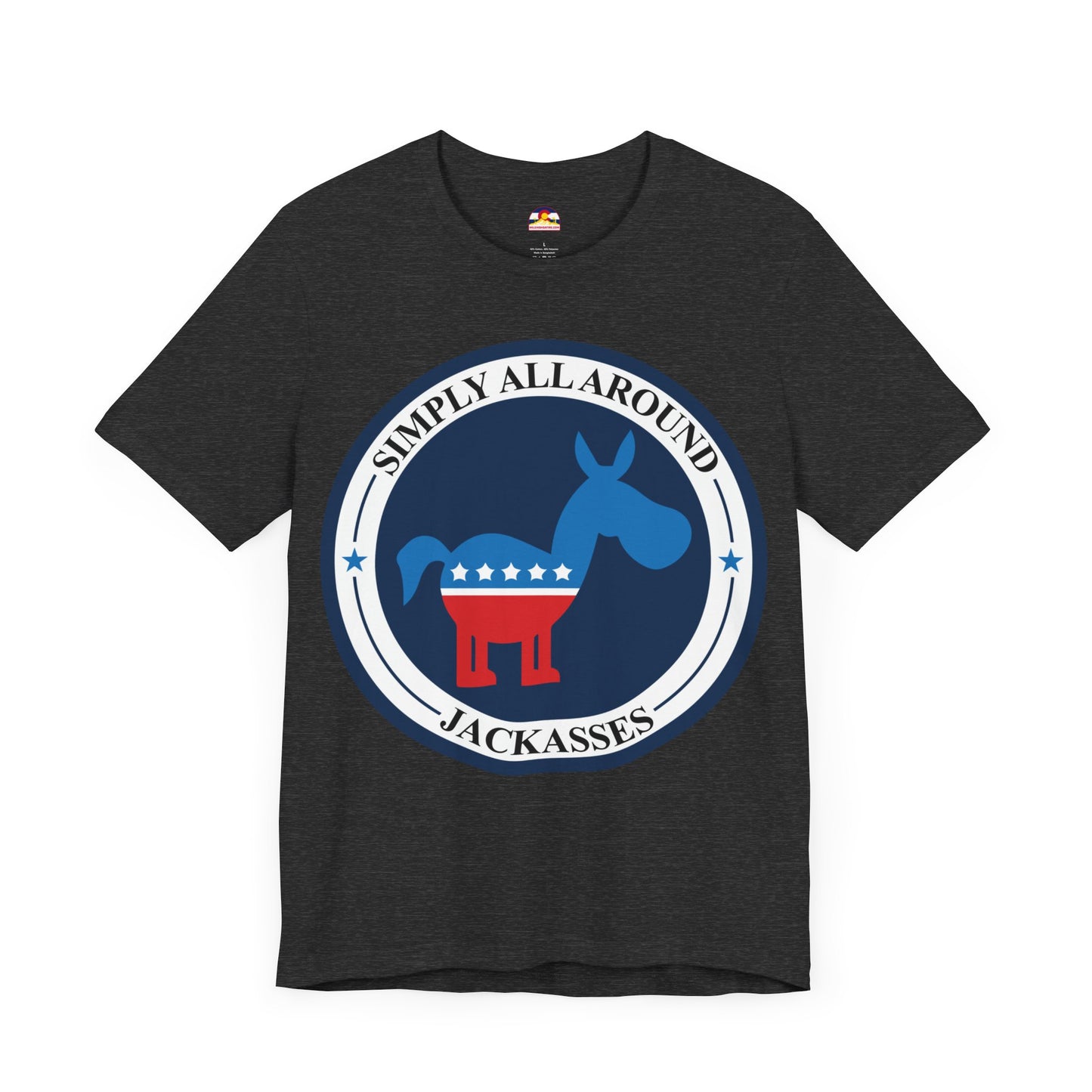 Democratic Donkey: Simply Jackasses T-Shirt