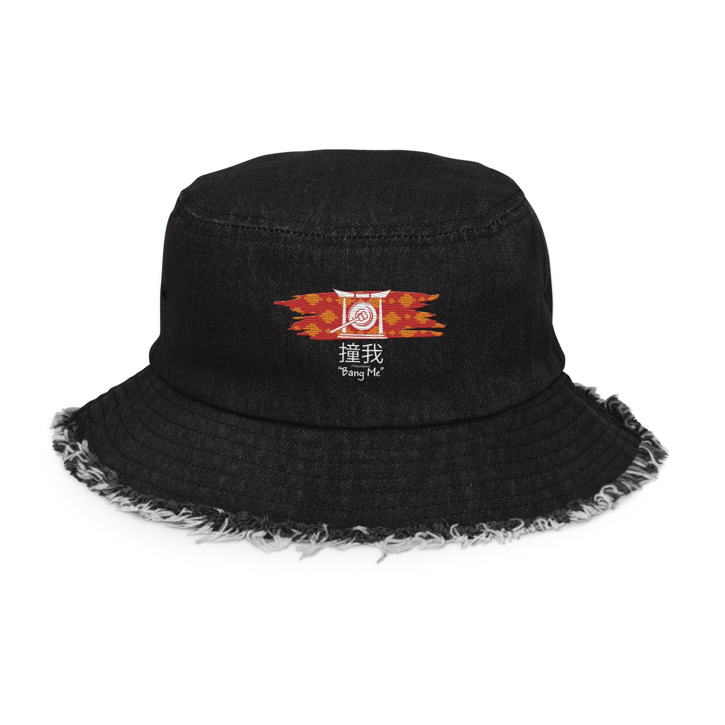 Bang Me Embroidered Bucket Hat