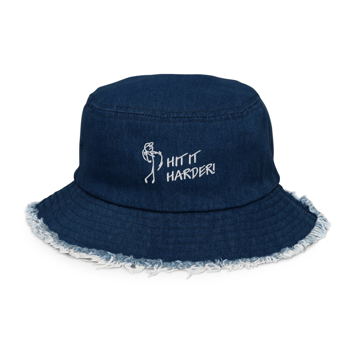 Hit It Harder! Embroidered Men's Bucket Hat