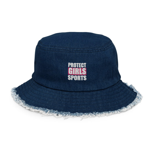 Protect Girls Sports Embroidered Bucket Hat