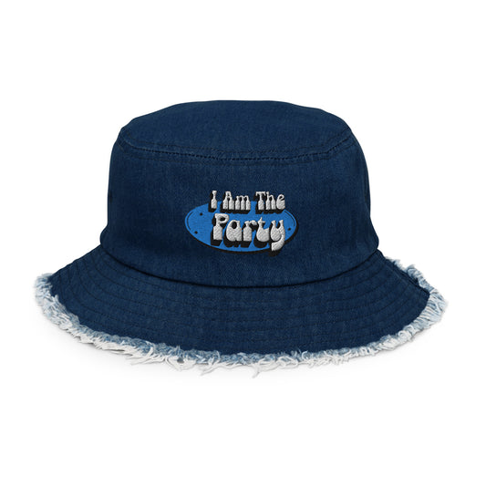 I Am The Party Embroidered Bucket Hat