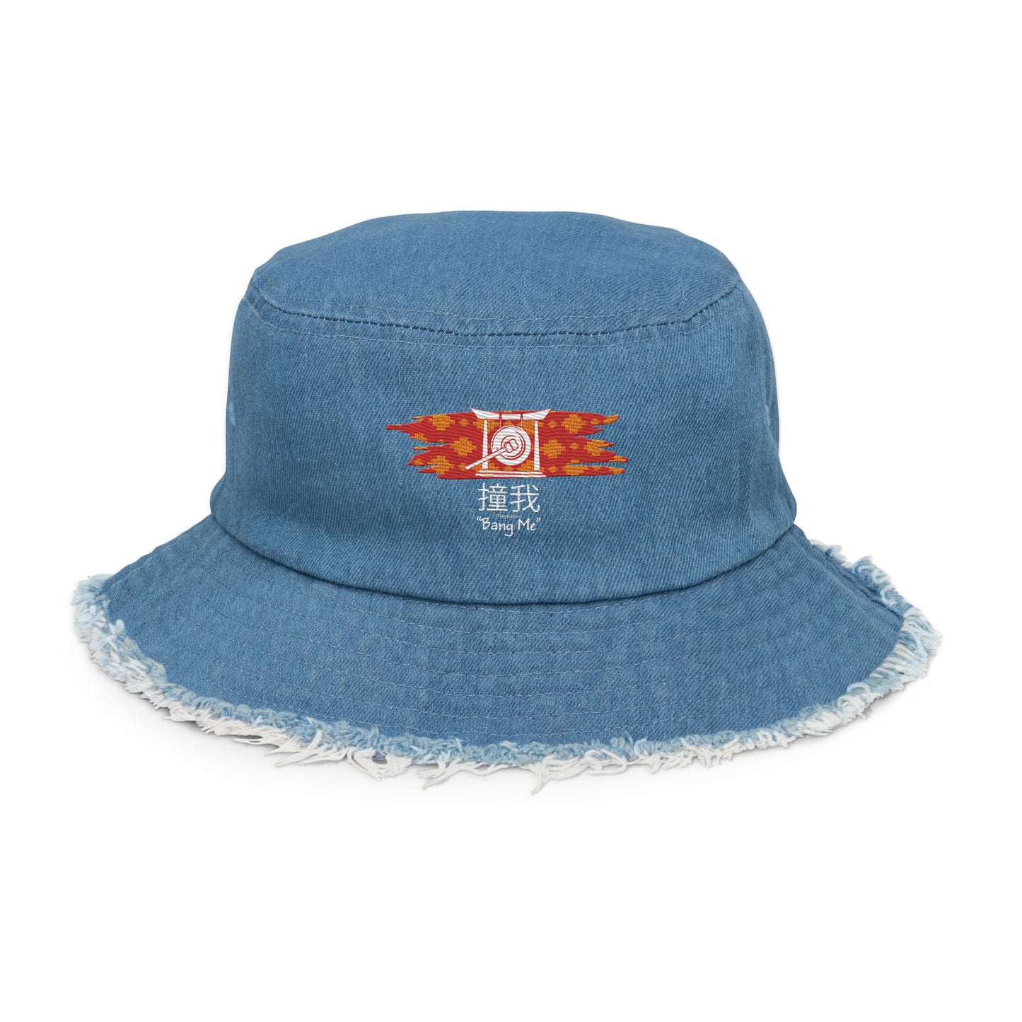 Bang Me Embroidered Bucket Hat