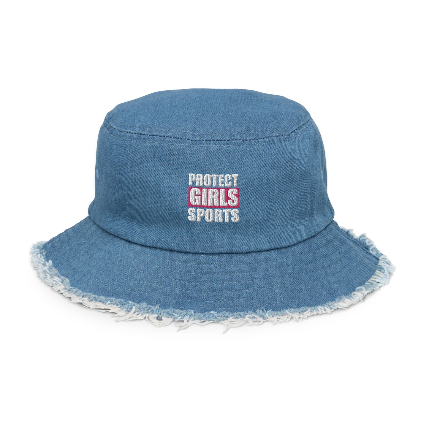 Protect Girls Sports Embroidered Bucket Hat